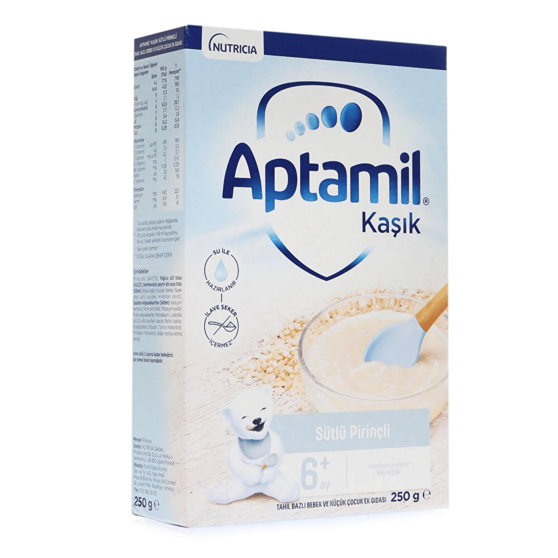 Aptamil Sütlü Pirinçli Kaşık Maması 250 gr 6+ Ay