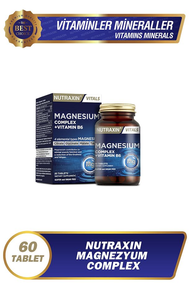 Nutraxin Magnesium Complex + Vitamin B6