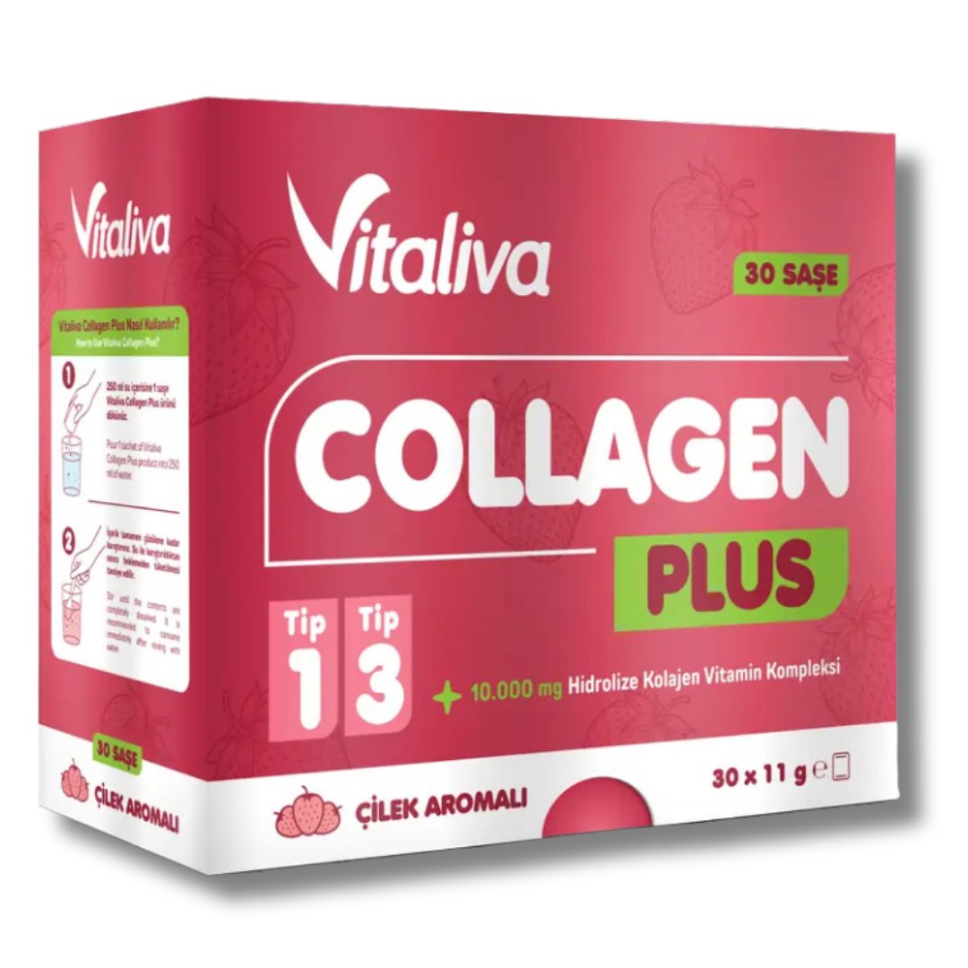Vitaliva Collagen Plus 10000 mg 30 Saşe