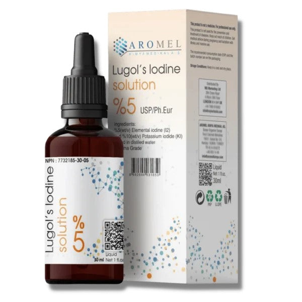 Aromel Lugol Çözeltisi %5 lik 30 ml Damlalıklı Şişe