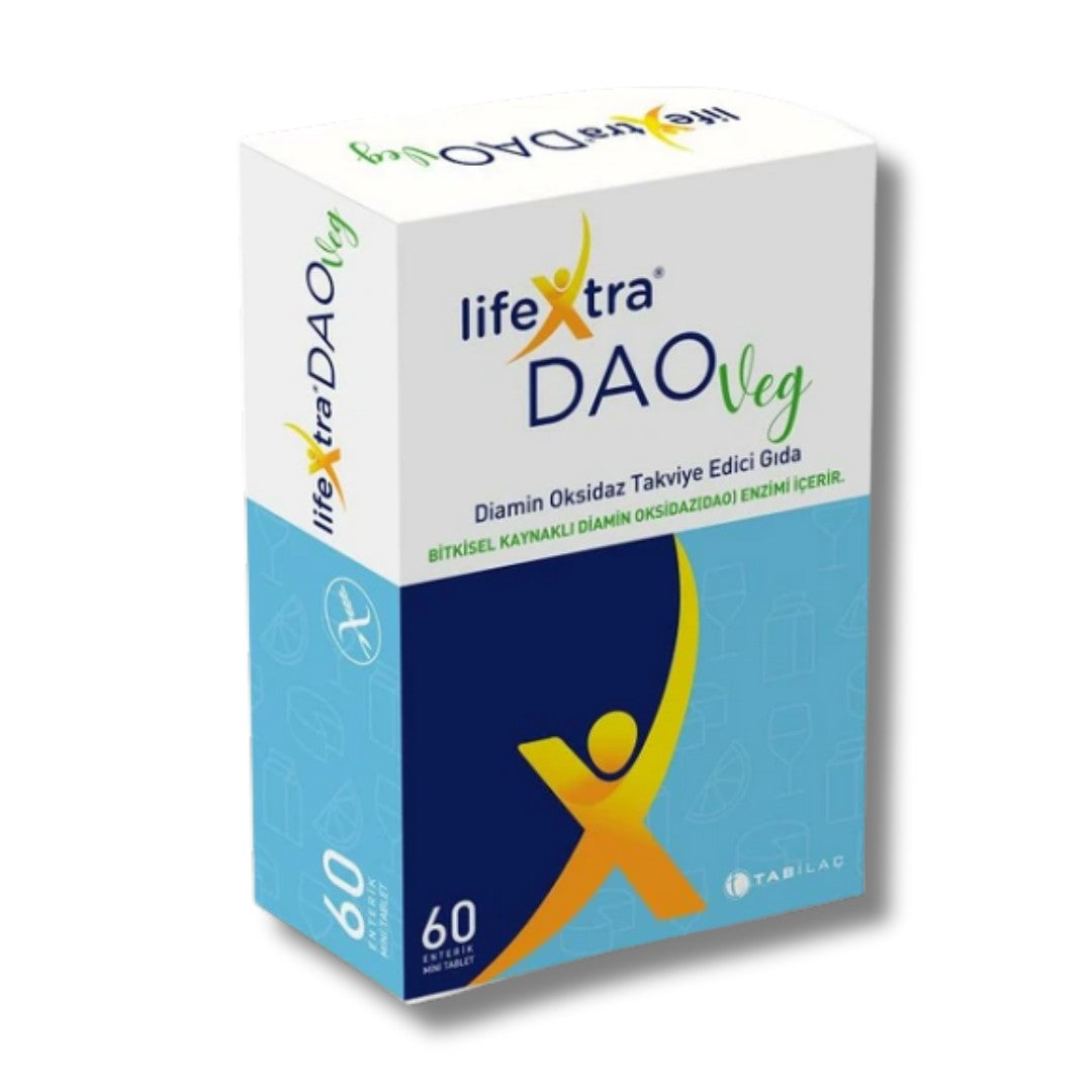 LifeXtra DAOVeg Diamin Oksidaz Takviye Edici Gıda 60 Tablet