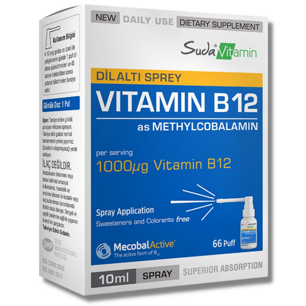 Suda Vitamin Vitamin B12 Sprey 10 ml