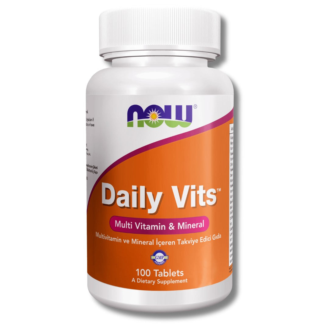 Now Foods Daily Vits Multivitamin ve Mineral 100 Tablet