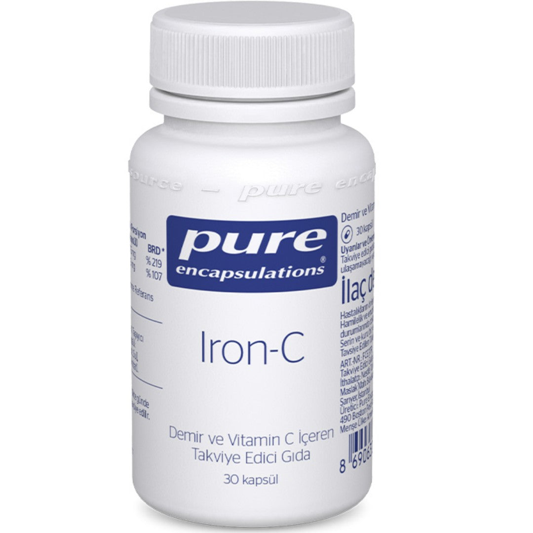 Pure Encapsulations Iron-C -30 Kapsül