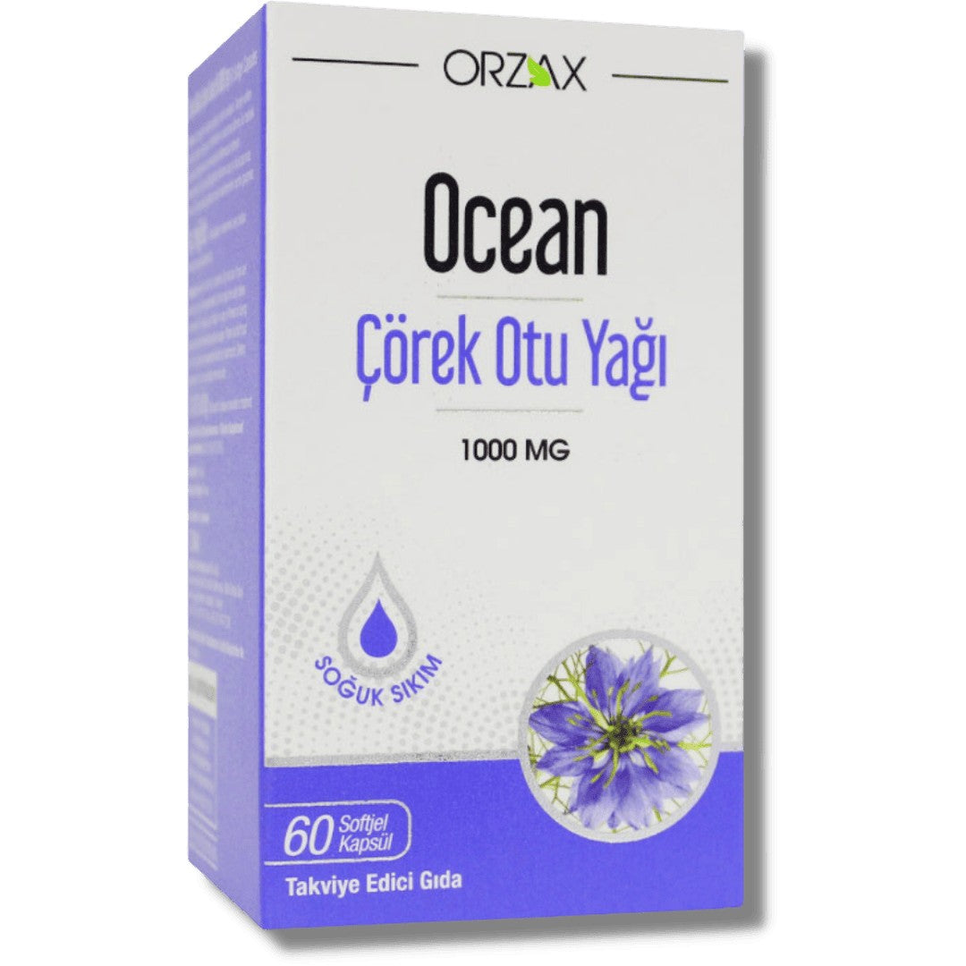 Ocean Soğuk Sıkım Çörek Otu Yağı 60 Kapsül