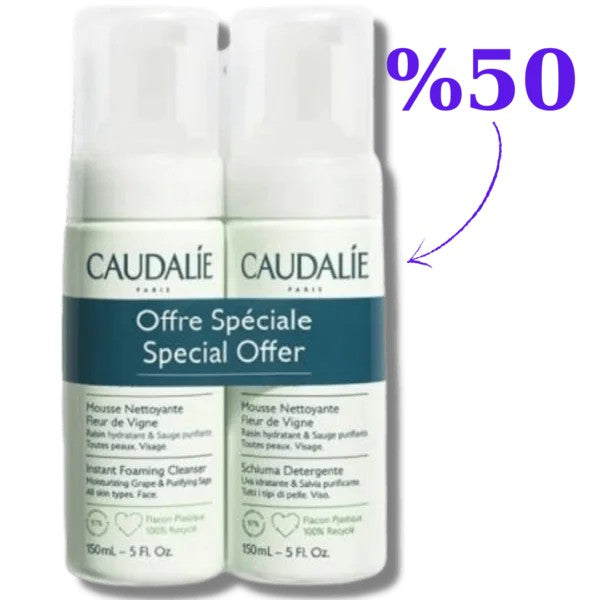 Caudalie Vinoclean Temizleme Köpüğü İkili Set 2x150 ml