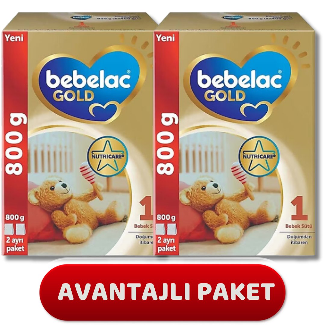 Bebelac Gold 1 Bebek Sütü 800 gr - 2 adet