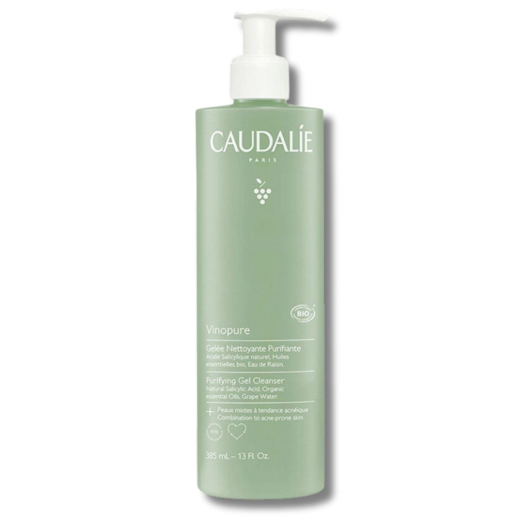 Caudalie vinopure purifying gel cleanser 385 ml - Akne temizleyici jel