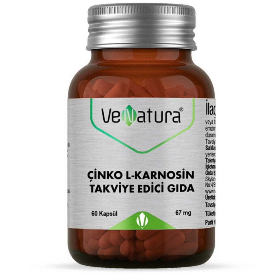 VeNatura Çinko L-Karnosin -60 Kapsül