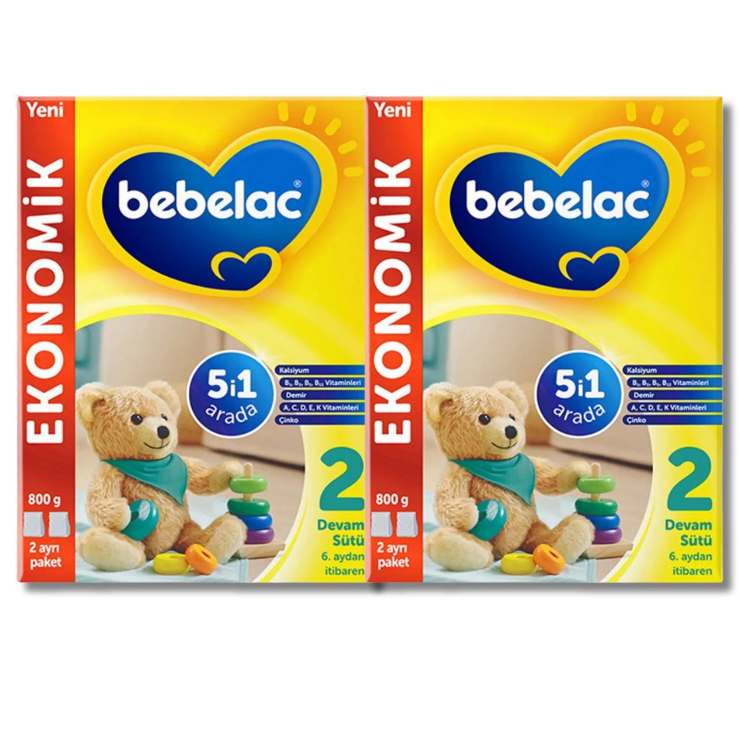 Bebelac 2 Devam Sütü 800 Gr 6-9 Ay - 2 adet
