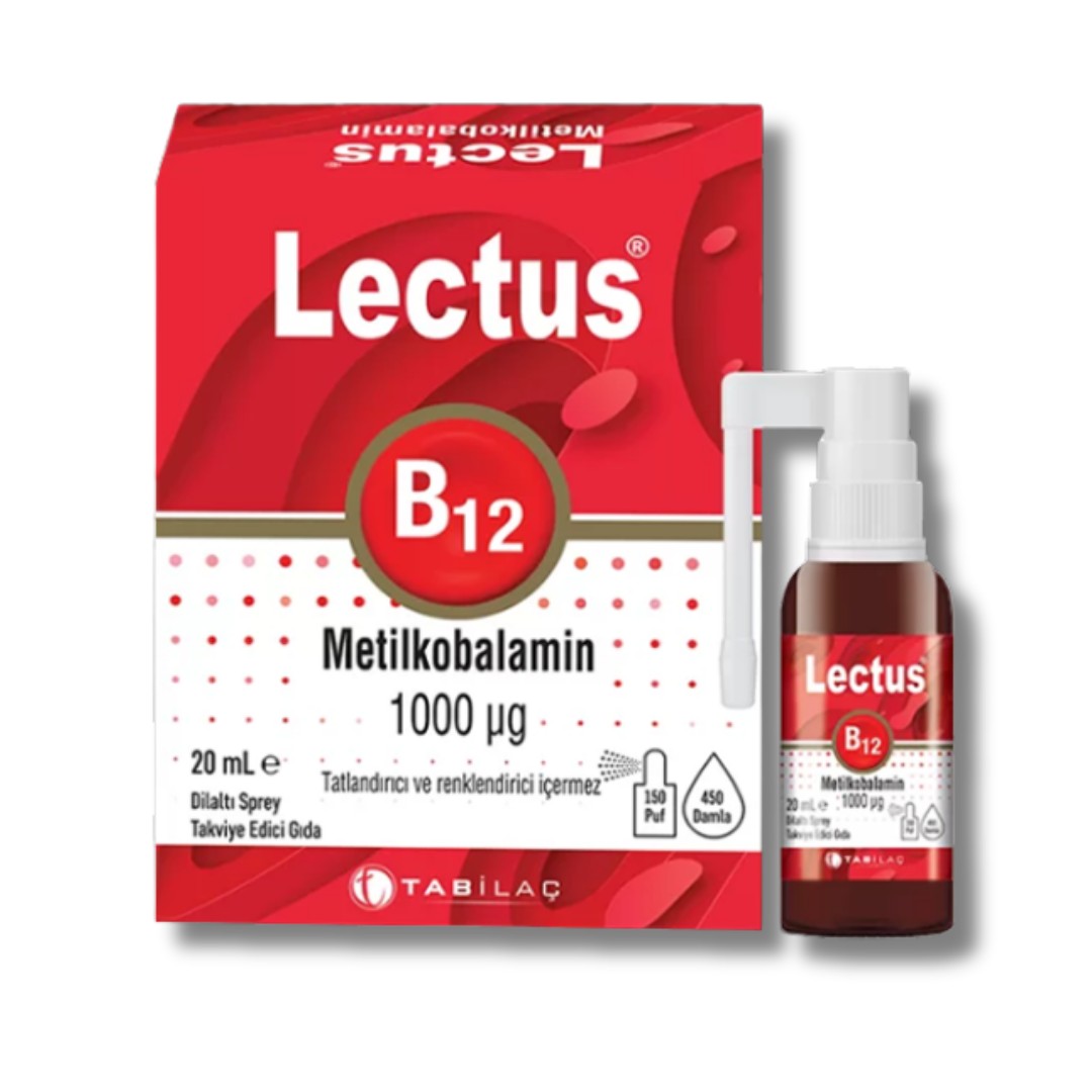 Lectus B12 Dilaltı Sprey 1000mg 20 ml