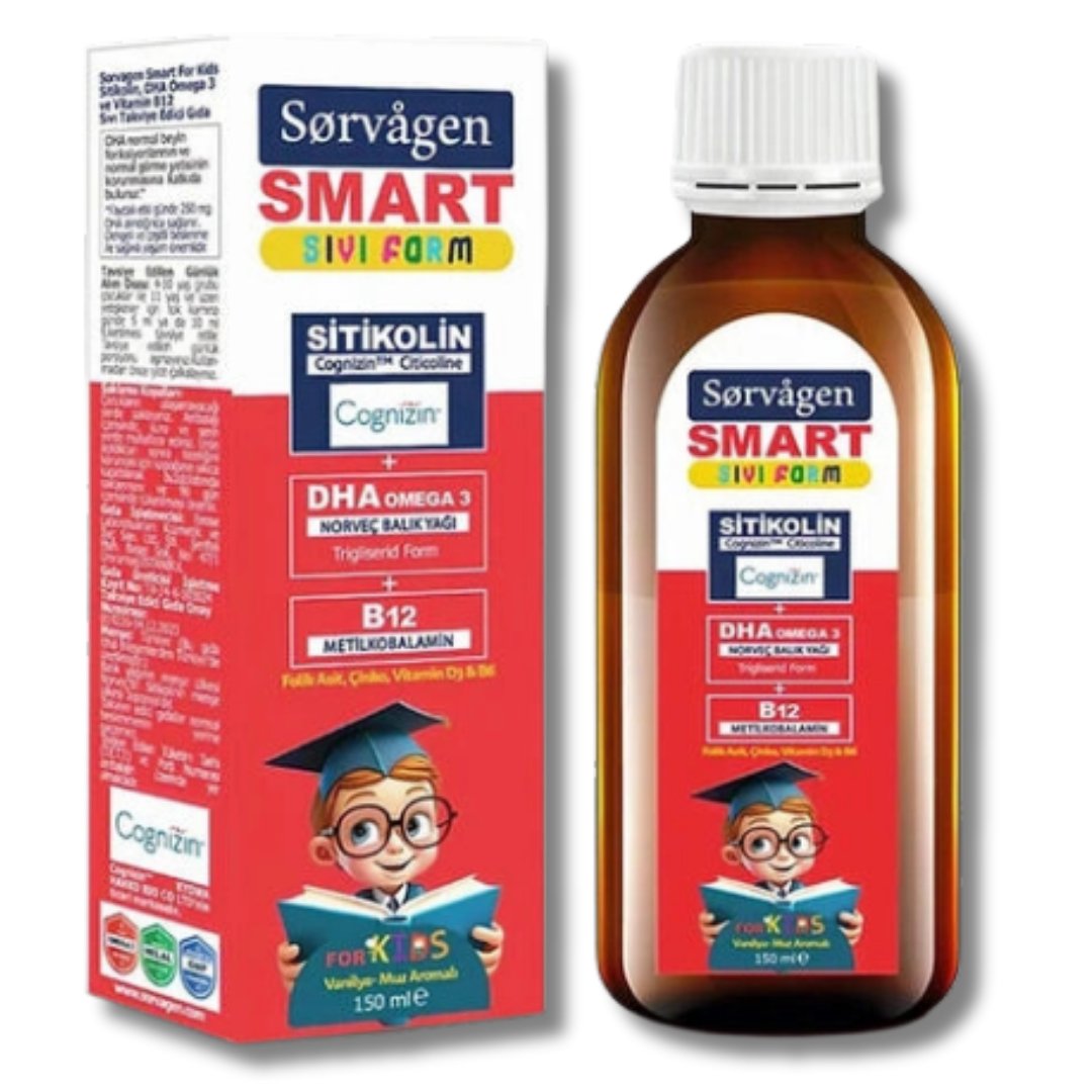 Sorvagen Smart Sıvı Form Stikolin Takviye Edici Gıda 150 ml