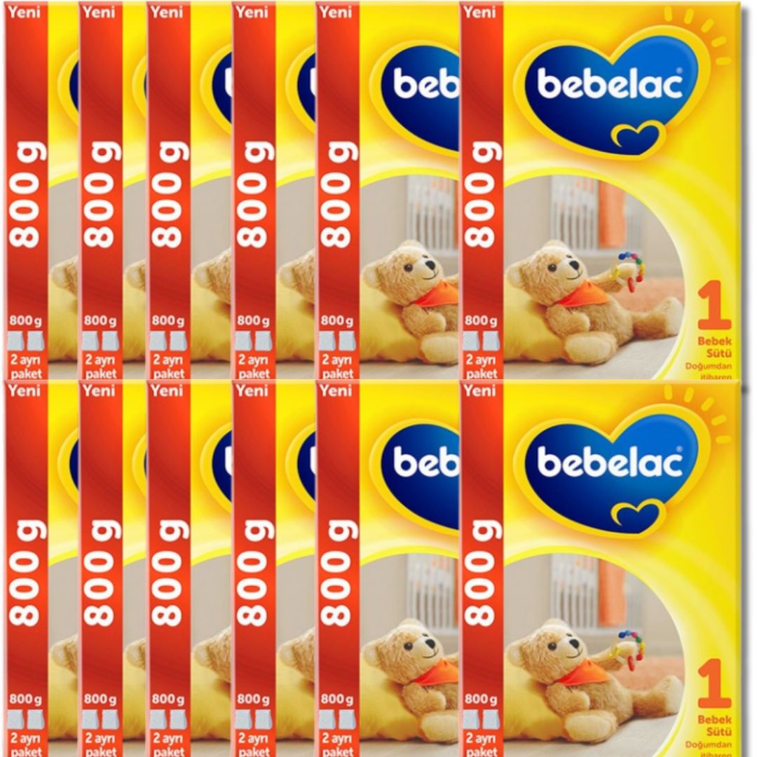 Bebelac 1 Bebek Sütü 0-6 Ay 800 gr - 12 adet