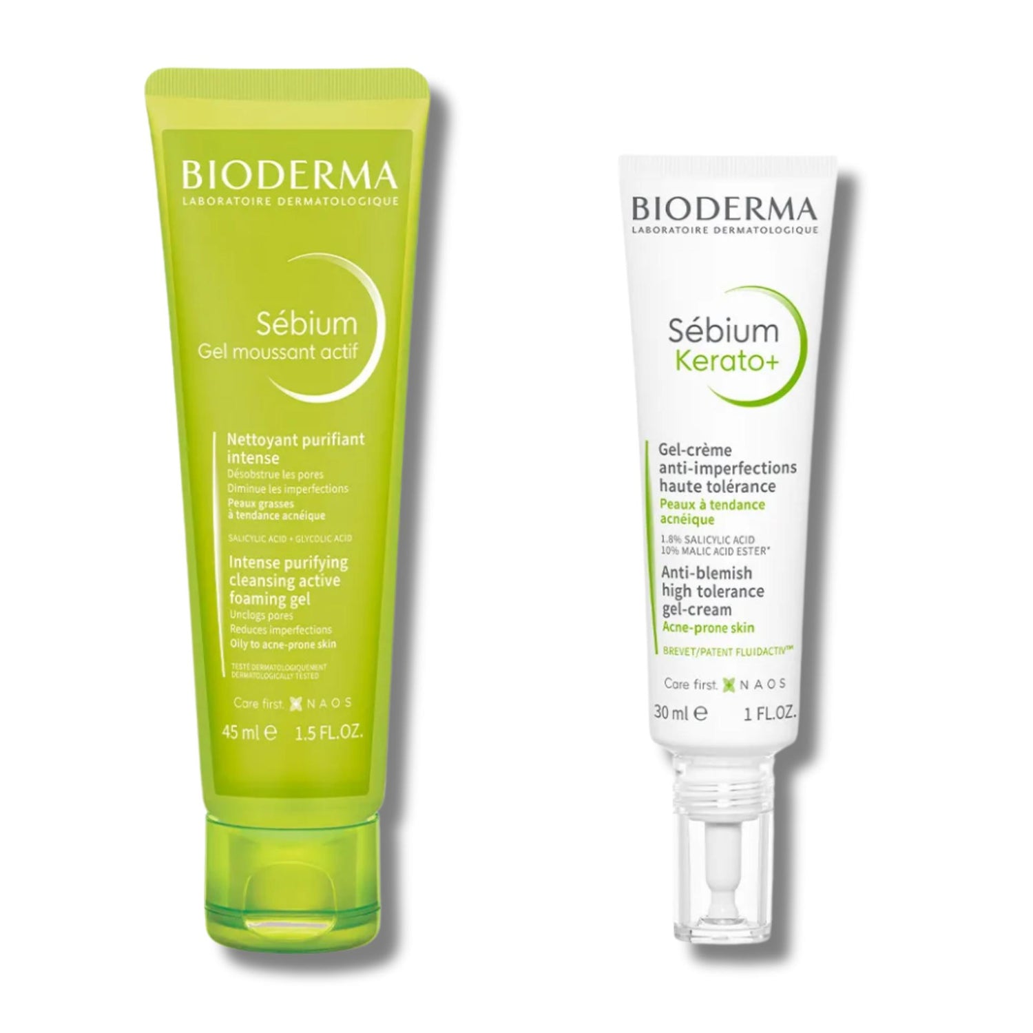 Bioderma Sebium Kerato+ Gel Cream 30 ml+Sebium Foaming Gel Active 45 ml Hediye