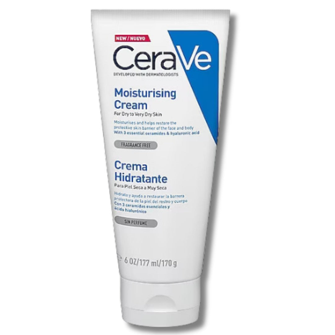 Cerave Nemlendirici Yüz Ve Vücut Kremi - Kuru Ciltler İçin Seramid Ve Hyalüronik Asit İçerikli 177 ml