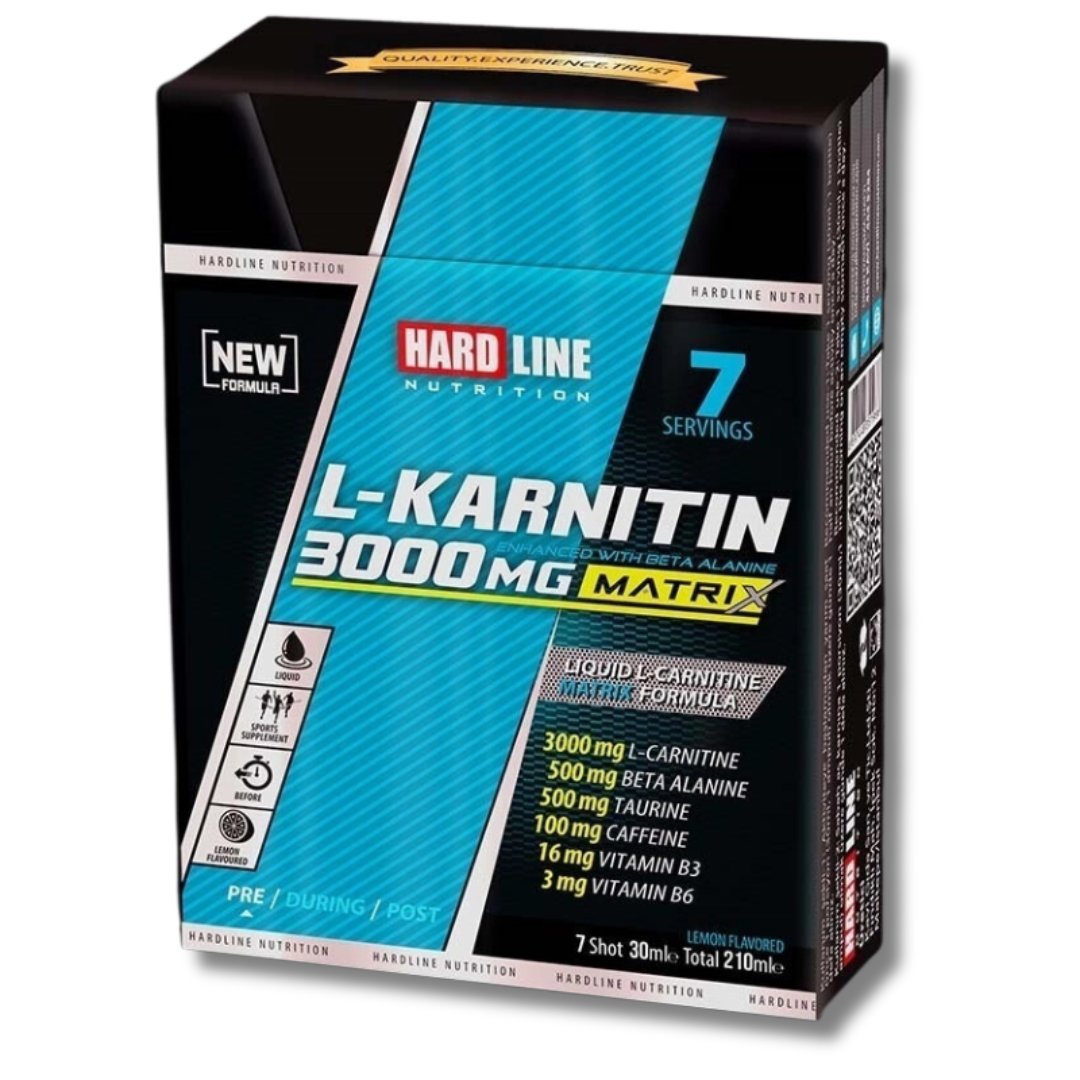 Hardline L-Karnitin Matrix 3000 Mg 7 Adet (30 Ml)