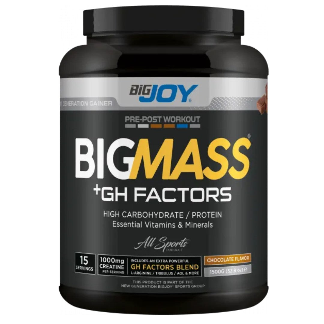BigJoy Sports Big Mass +GH Factors 1500 Gr - Çikolata