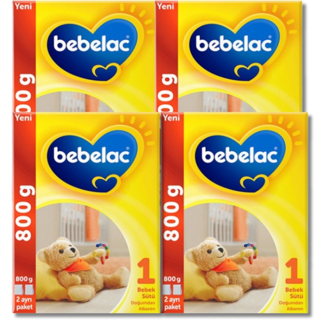 Bebelac 1 Bebek Sütü 0-6 Ay 800 gr - 4 adet
