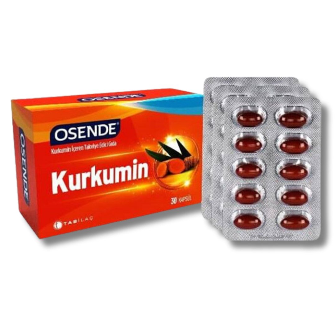 Osende Kurkumin Takviye Edici Gıda 30 Kapsül