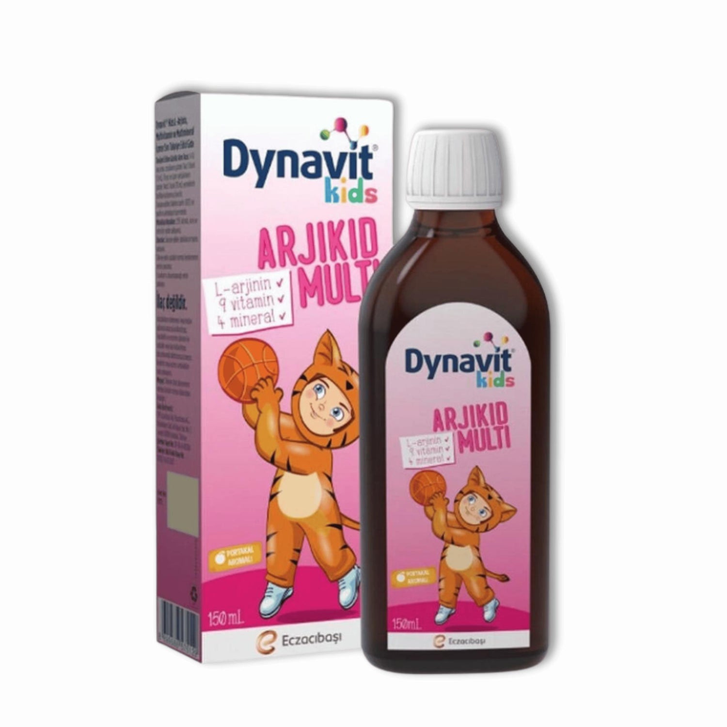 Dynavit Kids Arjikid Multi Portakal İçerikli Takviye Edici Gıda 150 ml