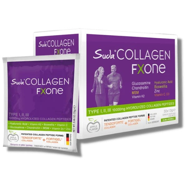 Suda Collagen Fxone Elma Aromalı Kolajen 13gx30 Sachet