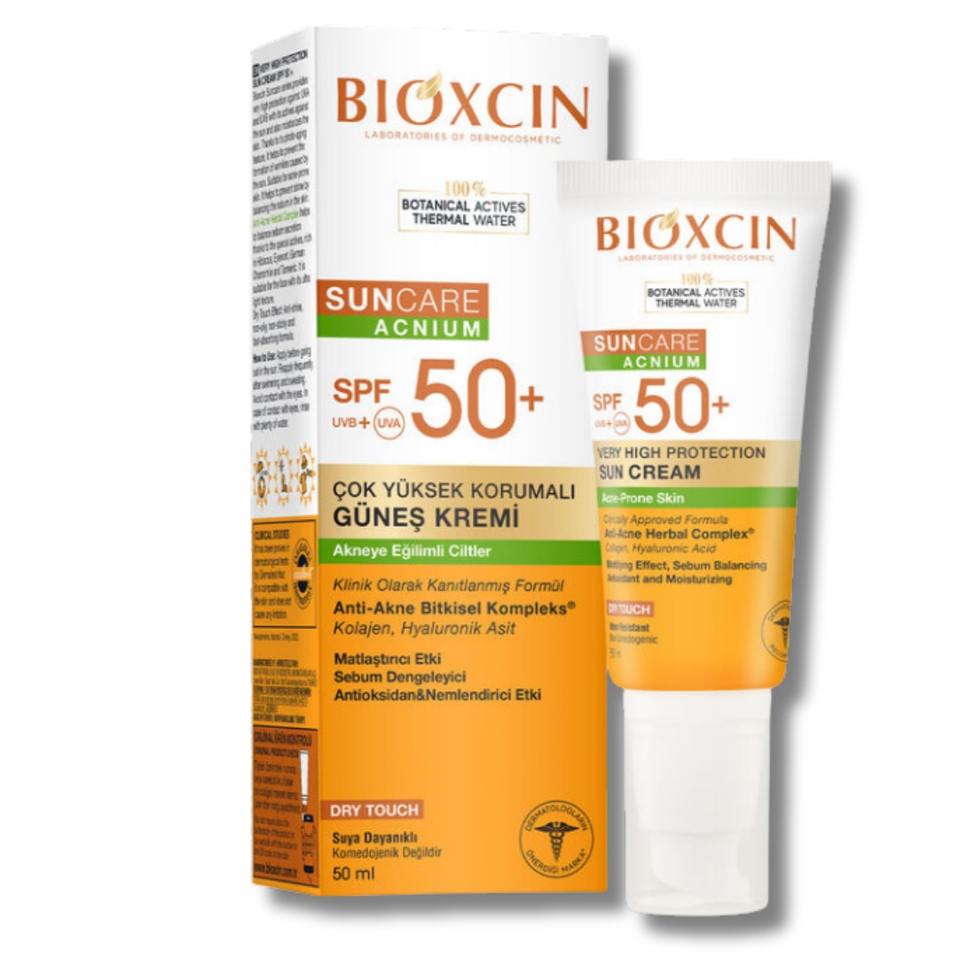 Bioxcin Sun Care Düzensiz Ciltler için Spf 50+ Güneş Kremi 50 ml