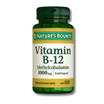 Natures Bounty Vitamin B-12 Methylcobalamin 1000 mcg Takviye Edici Gıda 60 tablet
