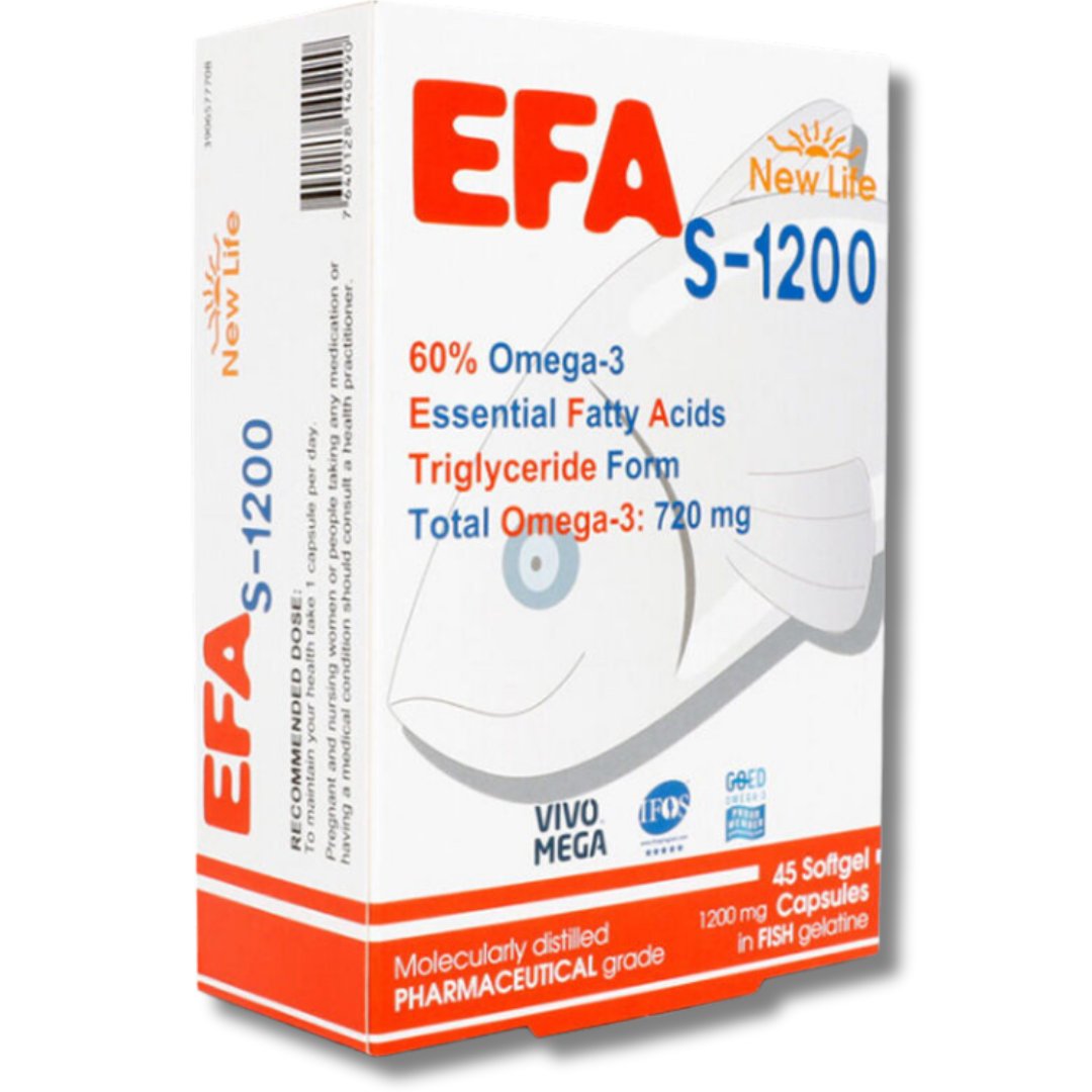 New Life S-1200 Omega 3 Balık Yağı 45 Kapsül