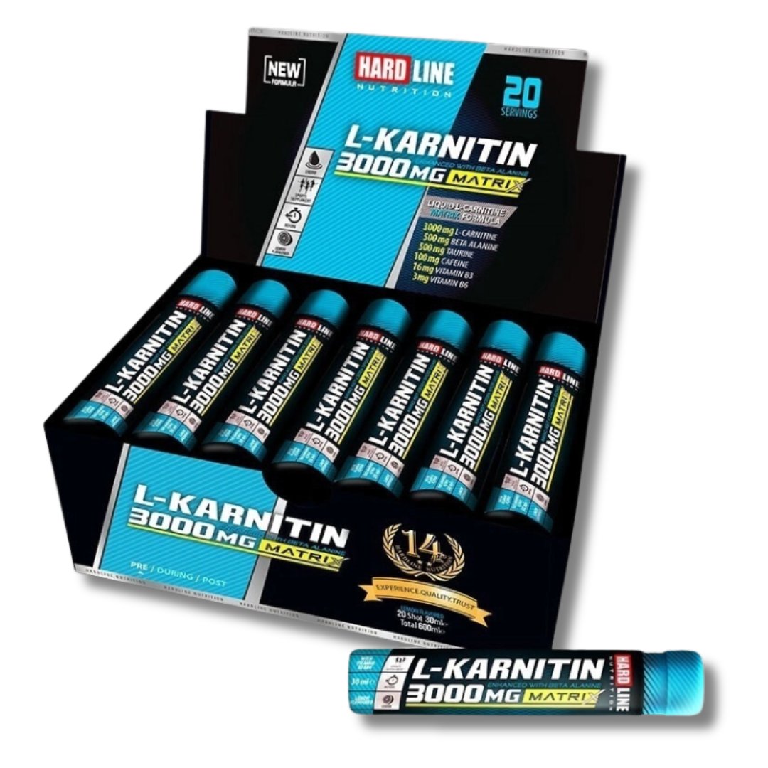 Hardline L-Karnitin Matrix 30 Ml 20 Adet