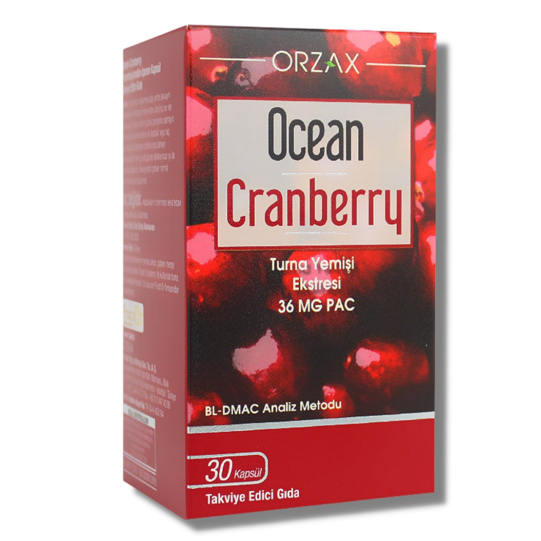 Ocean Cranberry Turna Yemişi Ekstresi 36 mg Pac 30 Kapsül