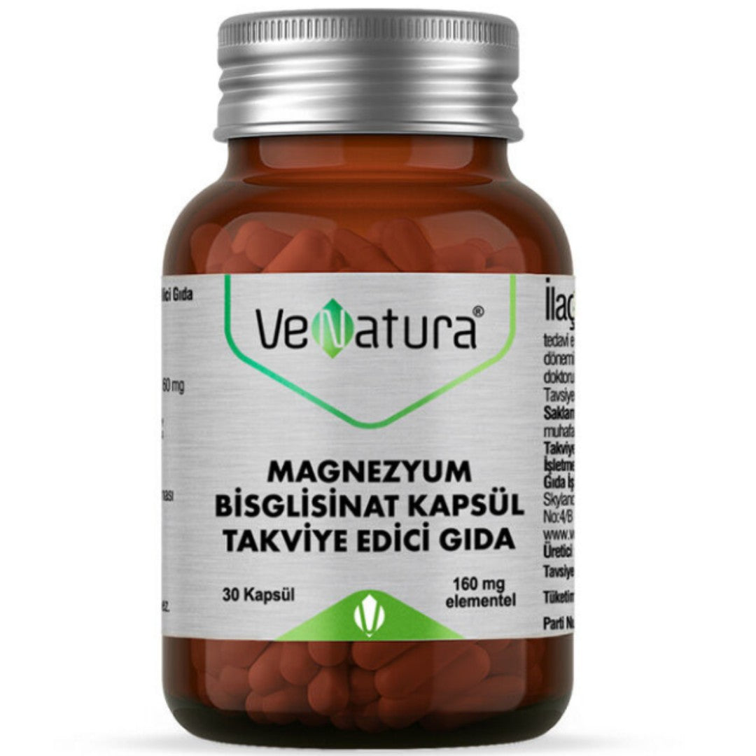 VeNatura Magnezyum Bisglisinat 30 Kapsül