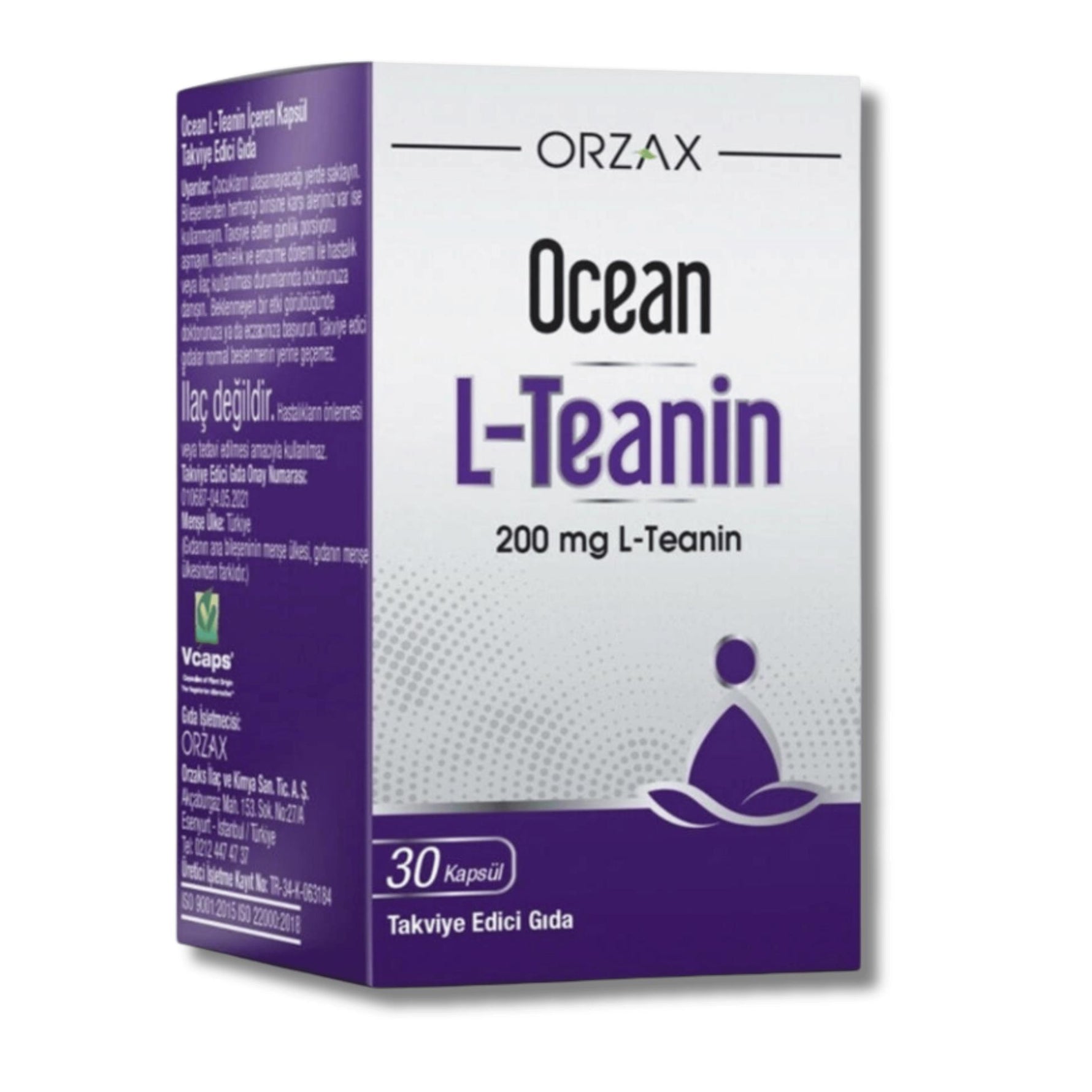 Ocean L-Teanin 200 mg 30 kapsül