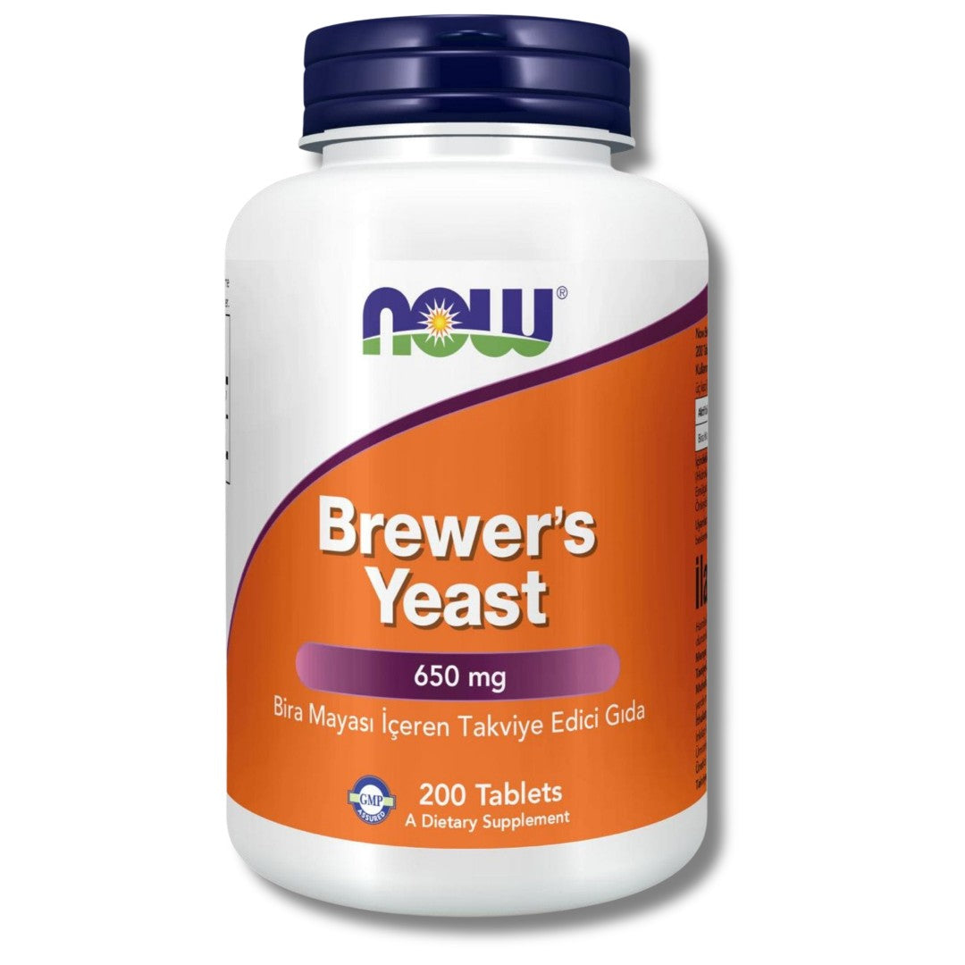 Now Foods Brewer's Yeast 650 mg 200 Tablet