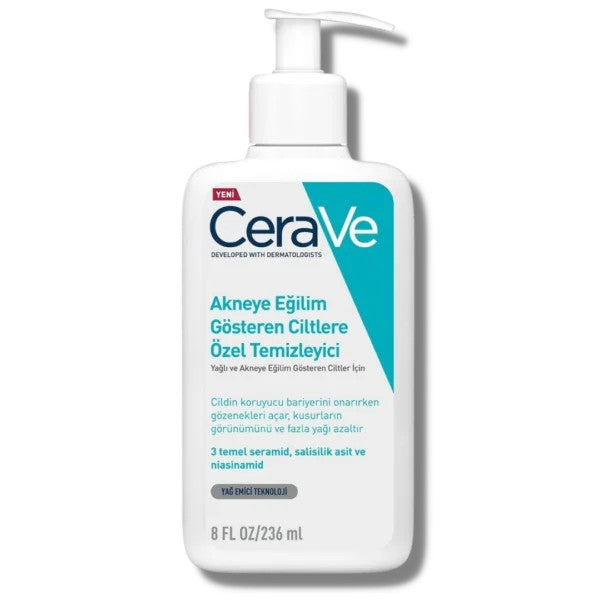 Cerave Yağlı ve Düzensiz Ciltler için Yıkama Jeli 236 ml