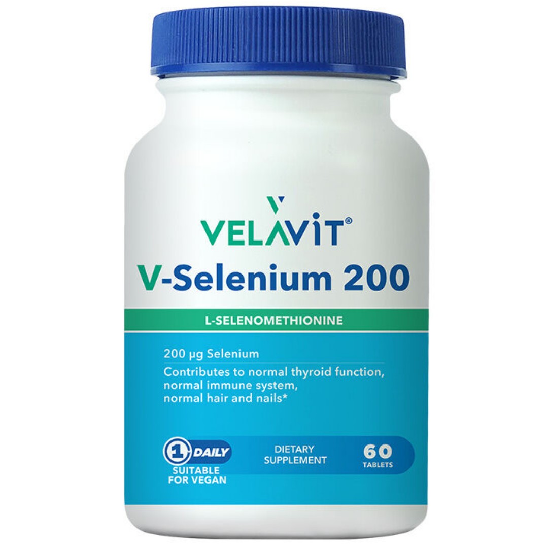 Velavit V-Selenium 200 Takviye Edici Gıda -60 Tablet