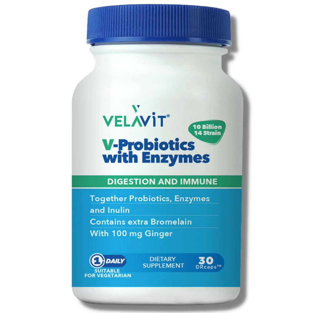 Velavit V-Probiotics With Enzymes 30 Tablet