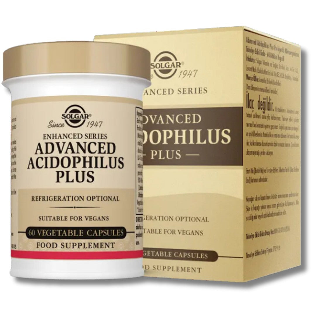 Solgar Advanced Acidophilus Plus 60 Kapsül