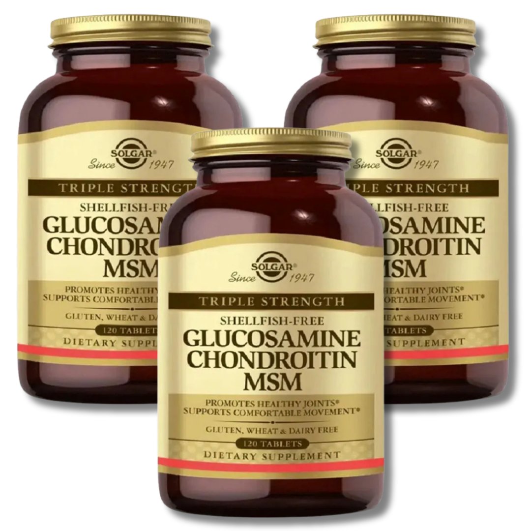 Solgar Glucosamine Chondroitin MSM 120 Tablet * 3 adet