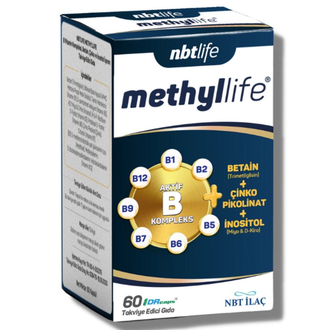 Nbtlife Methyllife Aktif Vitamin B Kompleks 60 Kapsül