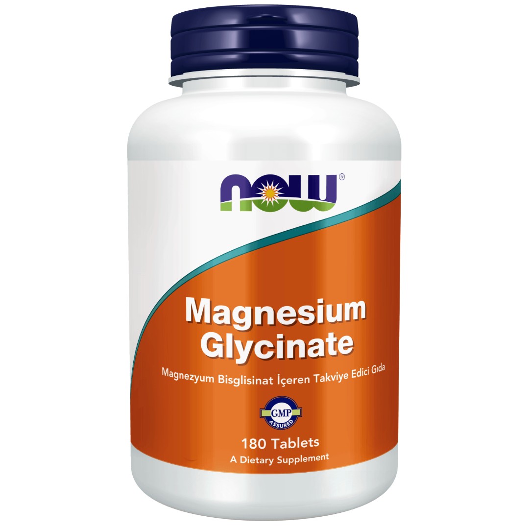 Now Foods Magnezyum Glisinat 180 Tablet