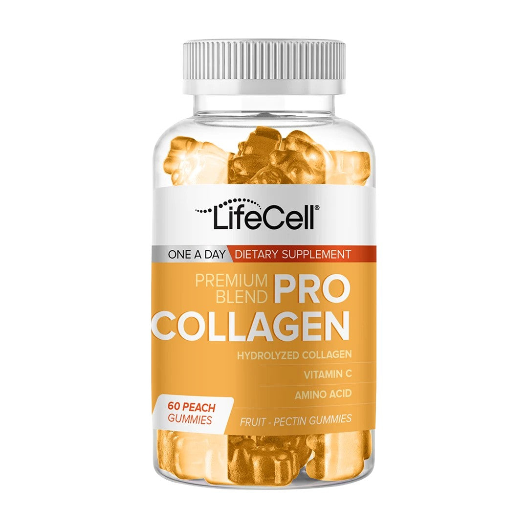 Lifecell Pro Collagen - 60 Adet Gummie Hidrolize Kolajen Ve Vitamin C Içeren Cilt Bakım Gıda Takviyesi