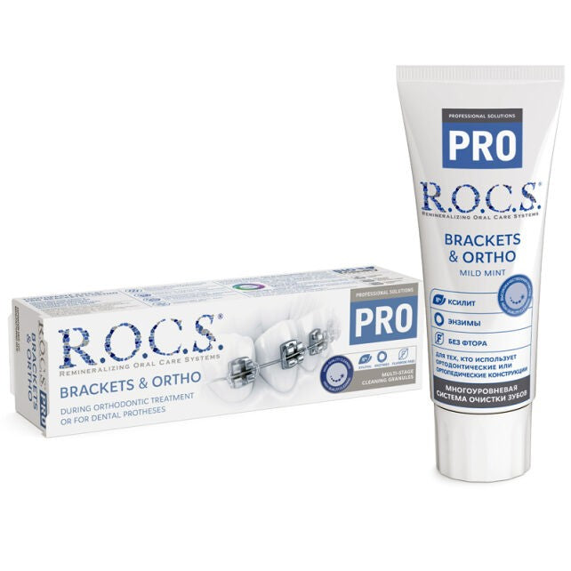 Rocs Pro Ortho Bracket - Ortodonti Diş Macunu 60ml