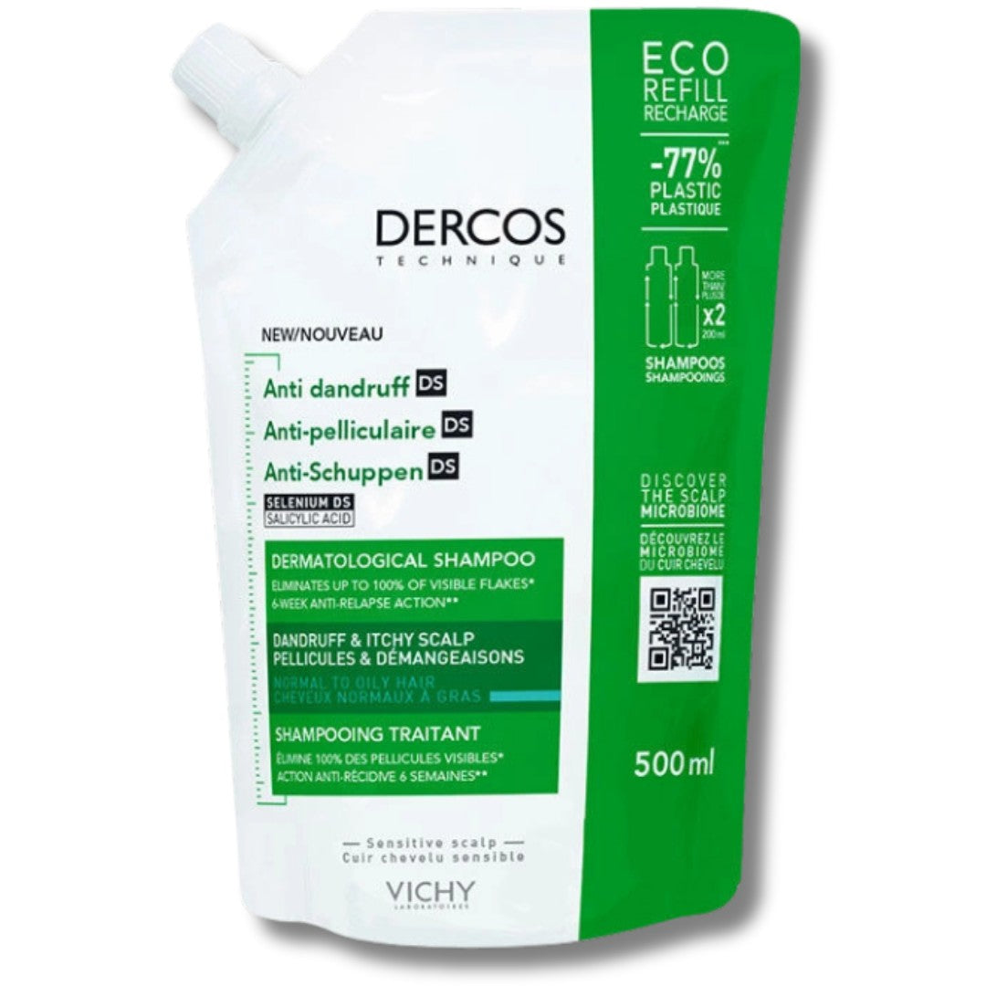 Vichy Dercos Anti Dandruff Kepek Karşıtı Şampuan 500 ml - Normal ve Yağlı Saçlar