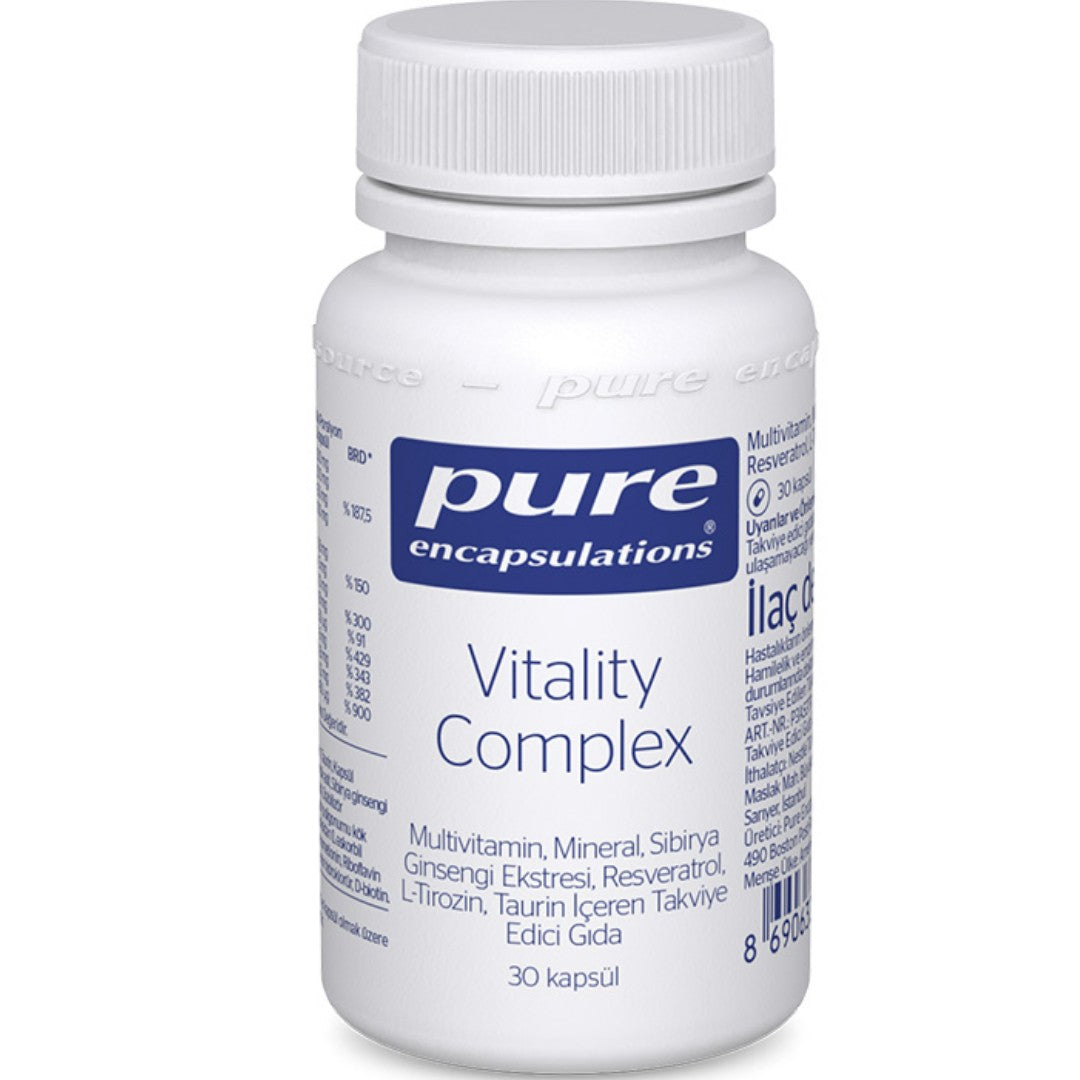 Pure Encapsulations Vitality Complex- 30 Kapsül