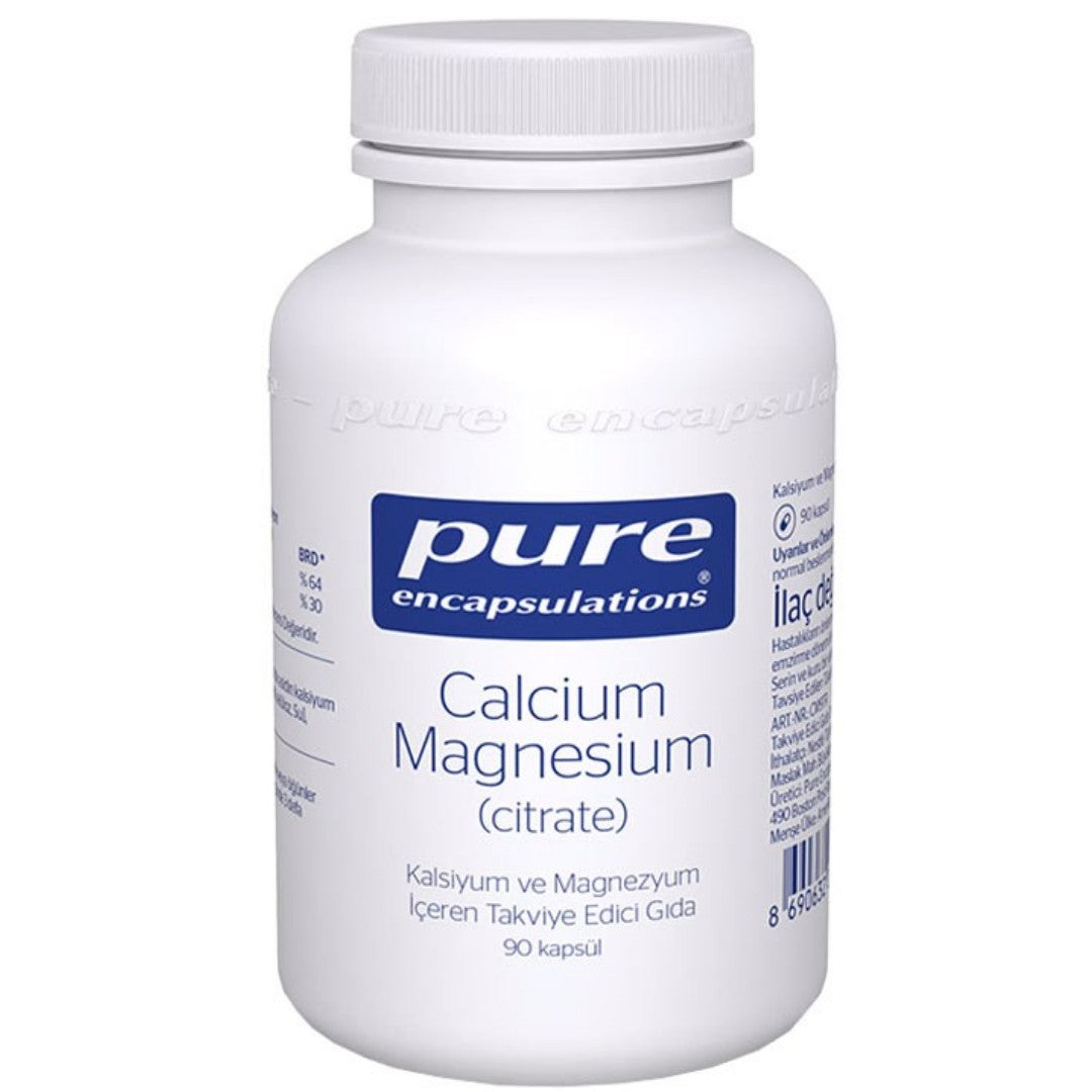 Pure Encapsulations Calcium Magnesium (Citrate) -90 Kapsül