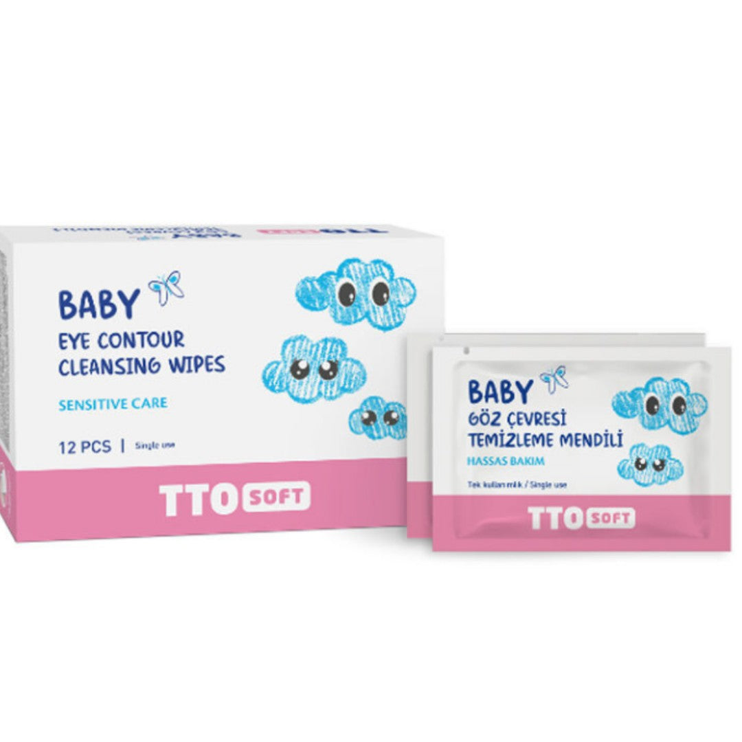 TTO Soft Baby Göz Çevresi Temizleme Mendili 12 Adet