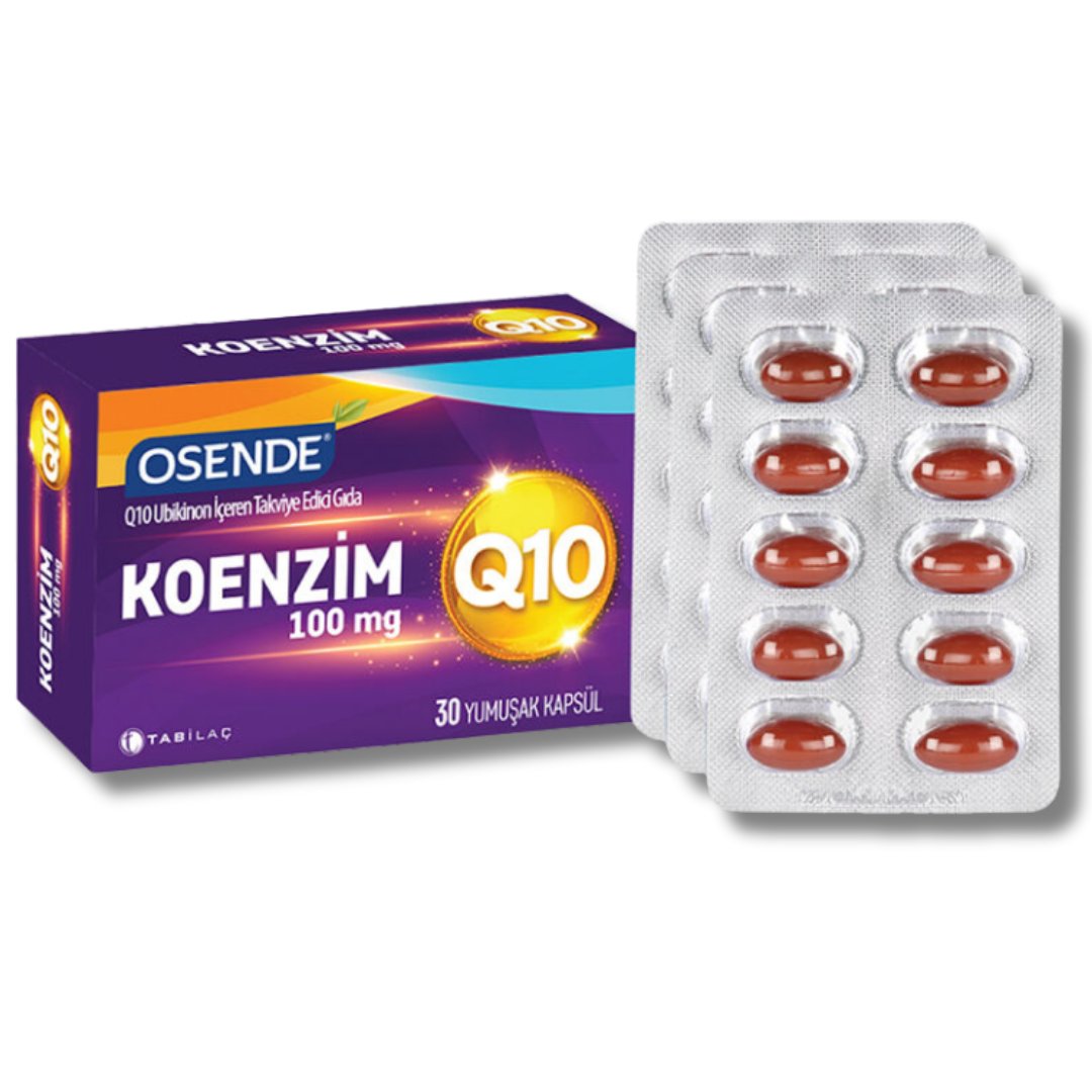 Osende Koenzim 100mg Q10 30 Yumuşak Kapsül