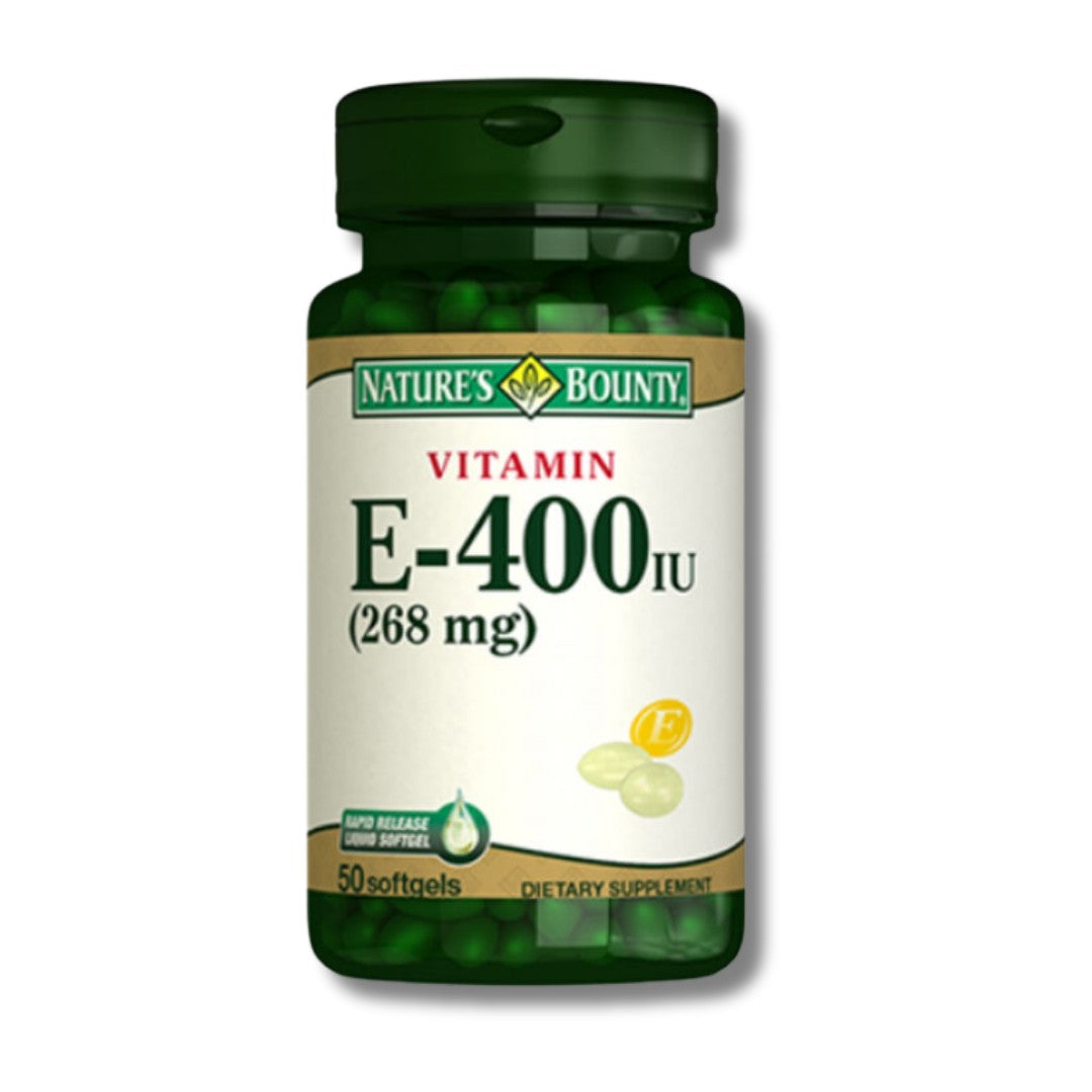 Natures Bounty Vitamin E-400 IU Takviye Edici Gıda 50 Jelatin Kapsül