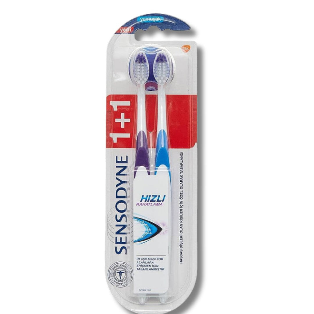 Sensodyne Diş Fırçası Hızlı Rahatlama Yumuşak 2li