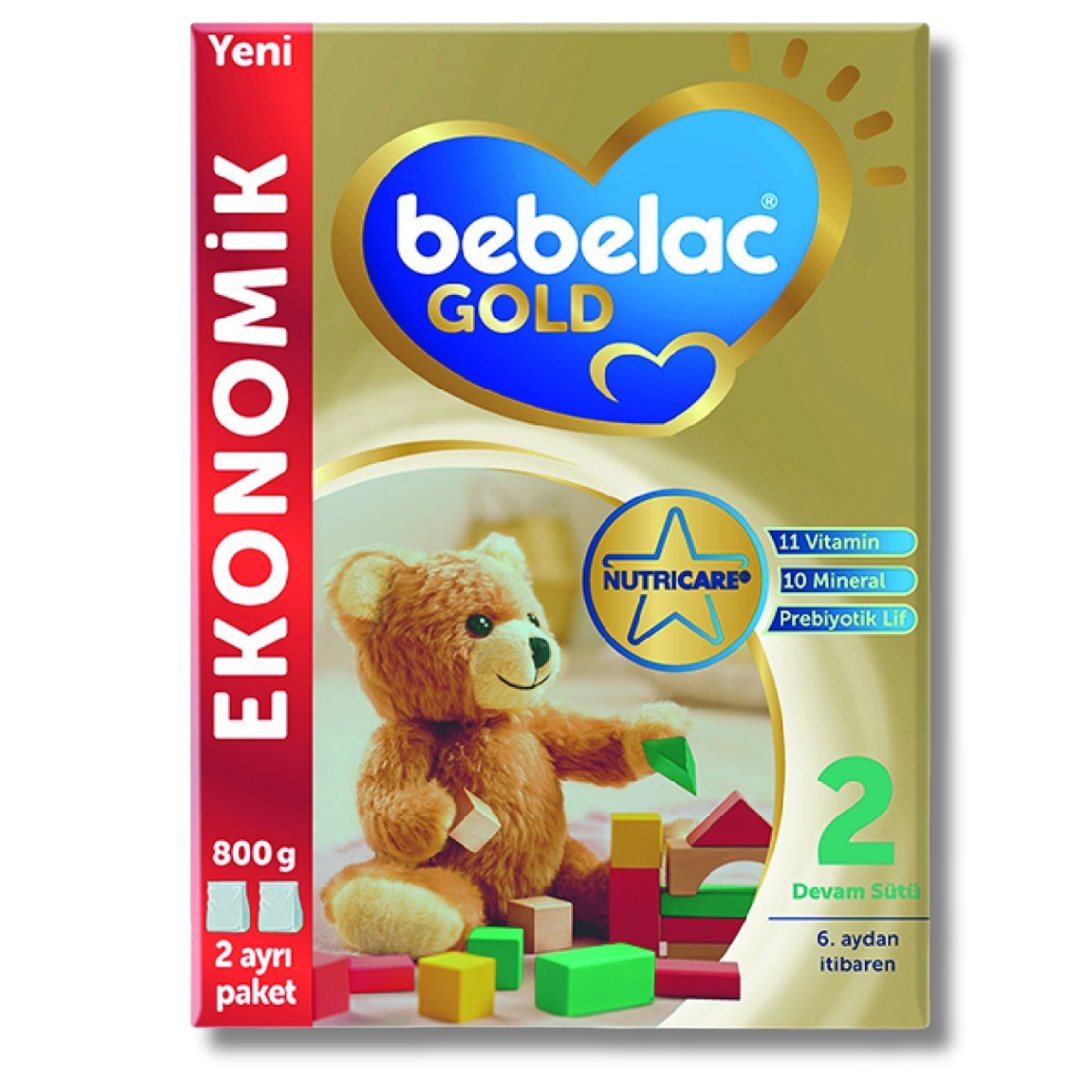 Bebelac Gold 2 Devam Sütü 800 gr 6-12 Ay - 1 adet